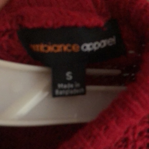 Ambiance Apparel Waffle Knit Sweater Crossback - Picture 4 of 7